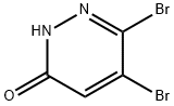 3(2H)-Pyridazinone, 5,6-dibromo- 化学構造式