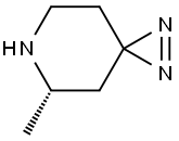 (S)-5-Methyl-1,2,6-triazaspiro[2.5]oct-1-ene 化学構造式