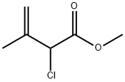 3-Butenoic acid, 2-chloro-3-methyl-, methyl ester Struktur