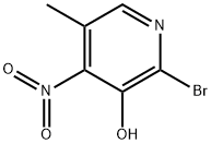 3-Pyridinol, 2-bromo-5-methyl-4-nitro- 化学構造式