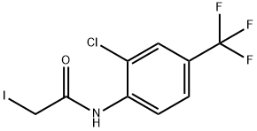 Acetamide, N-[2-chloro-4-(trifluoromethyl)phenyl]-2-iodo- Structure