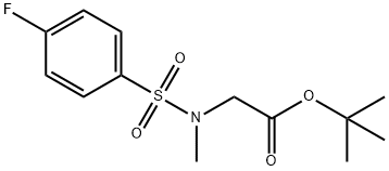 Glycine, N-[(4-fluorophenyl)sulfonyl]-N-methyl-, 1,1-dimethylethyl ester