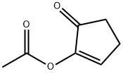 2-Cyclopenten-1-one, 2-(acetyloxy)- Struktur