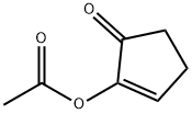 2-Cyclopenten-1-one, 2-(acetyloxy)- Structure