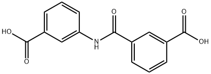 Benzoic acid, 3-[(3-carboxybenzoyl)amino]- Structure