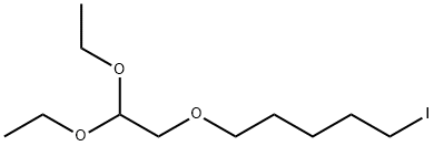 Pentane, 1-(2,2-diethoxyethoxy)-5-iodo- Struktur