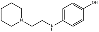 PHENOL , 4-[[2-(1-PIPERIDINYL)ETHYL]AMINO]-(9CI) 化学構造式