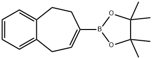 1,3,2-Dioxaborolane, 2-(6,9-dihydro-5H-benzocyclohepten-7-yl)-4,4,5,5-tetramethyl- Struktur