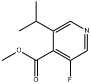 3-氟-5-异丙基异烟酸甲酯,2878525-46-1,结构式