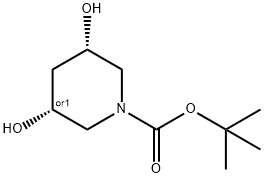 2879252-81-8 rel-1,1-Dimethylethyl (3R,5S)-3,5-dihydroxy-1-piperidinecarboxylate