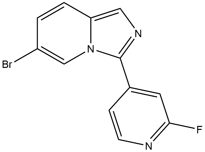6-Bromo-3-(2-fluoro-4-pyridinyl)imidazo[1,5-a]pyridine,2879647-51-3,结构式