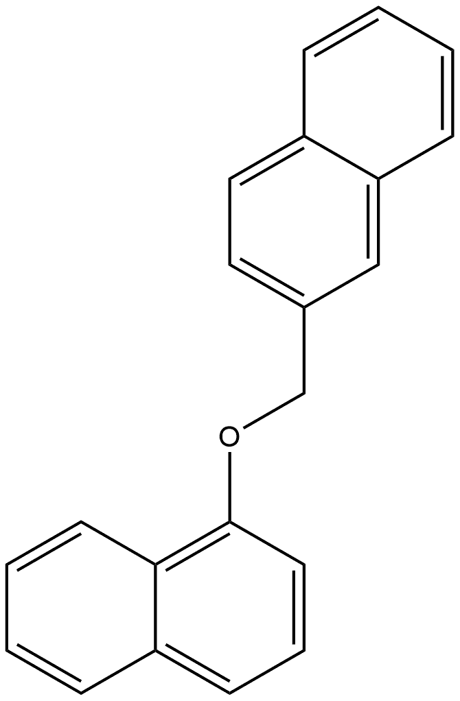 1-(2-Naphthalenylmethoxy)naphthalene Structure