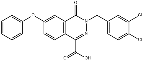 2882975-84-8 1-Phthalazinecarboxylic acid, 3-[(3,4-dichlorophenyl)methyl]-3,4-dihydro-4-oxo-6-phenoxy-