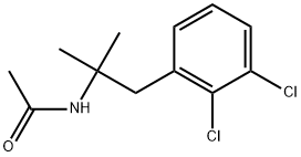 N-[2-(2,3-Dichlorophenyl)-1,1-dimethylethyl]acetamide Struktur