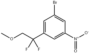 1-溴-3-(1,1-二氟-2-甲氧基乙基)-5-硝基苯,2883760-09-4,结构式