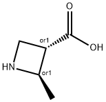 REL-(2R,3S)-2-甲基氮杂环丁烷-3-羧酸,2883822-11-3,结构式