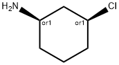 rel-(1R,3S)-3-Chlorocyclohexanamine 结构式