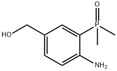 4-氨基-3-(二甲基亚膦基)苯甲醇-, 2886000-74-2, 结构式