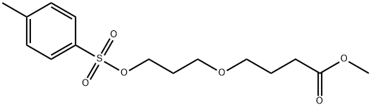 Butanoic acid, 4-[3-[[(4-methylphenyl)sulfonyl]oxy]propoxy]-, methyl ester|4-(3-(甲苯磺酰氧基)丙氧基)丁酸甲酯