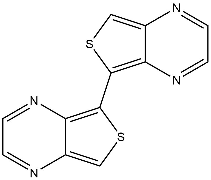 5,5′-Bithieno[3,4-b]pyrazine 结构式