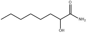 Octanamide, 2-hydroxy- Structure