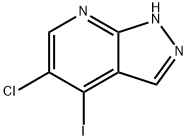 1H-Pyrazolo[3,4-b]pyridine, 5-chloro-4-iodo- Structure