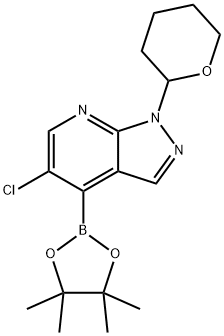 2888535-14-4 5-氯-1-(四氢2H-吡喃-2-基)-4-(4,4,5,5-四甲基-1,3,2-二氧硼杂环戊烷-2-基)-1H-吡唑并[3,4-B]吡啶
