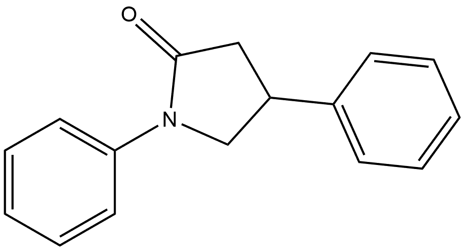 1,4-Diphenyl-2-pyrrolidinone,2889-64-7,结构式