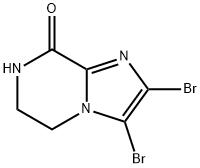 2,3-二溴-6,7-二氢咪唑并[1,2-A]吡嗪-8(5H)-酮 结构式