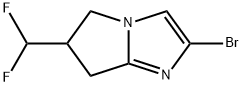 5H-Pyrrolo[1,2-a]imidazole, 2-bromo-6-(difluoromethyl)-6,7-dihydro-|2-溴-6-(二氟甲基)-6,7-二氢-5H-吡咯并[1,2-A]咪唑