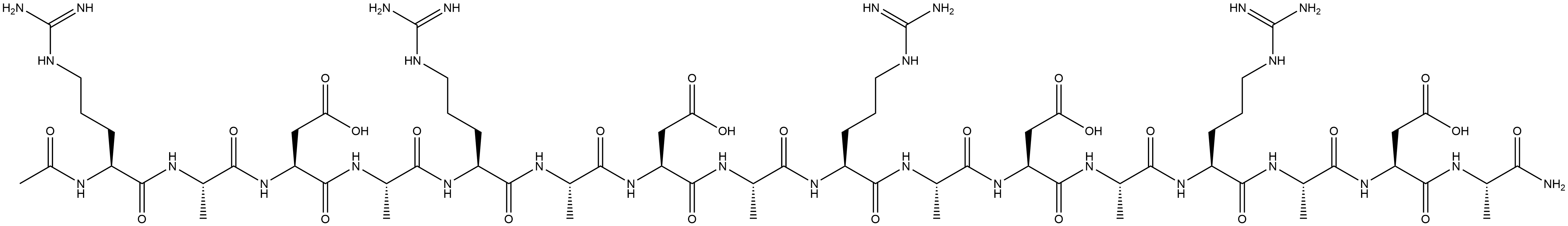 自组装多肽RAD16,289042-25-7,结构式