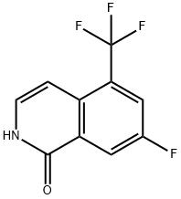 1(2H)-Isoquinolinone, 7-fluoro-5-(trifluoromethyl)- Struktur