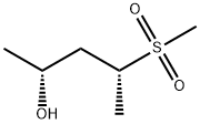 2-Pentanol, 4-(methylsulfonyl)-, (2R,4R)- Structure