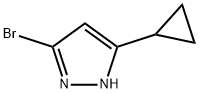 3-Bromo-5-cyclopropyl-1H-pyrazole Structure