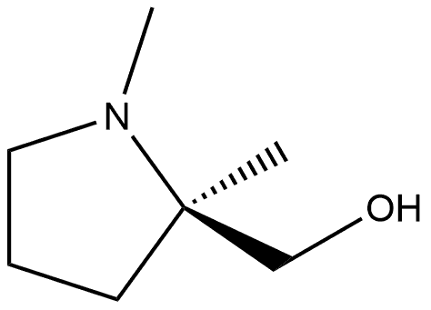 (R)-(1,2-Dimethylpyrrolidin-2-yl)methanol Struktur