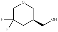 2H-Pyran-3-methanol, 5,5-difluorotetrahydro-, (3R)-|(R)-(5,5-二氟四氢2H-吡喃-3-基)甲醇