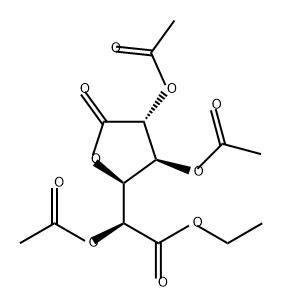 Glucaric acid, 1,4-lactone, ethyl ester, triacetate, D- (8CI) 结构式