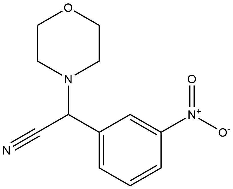 4-Morpholineacetonitrile, α-(3-nitrophenyl)-