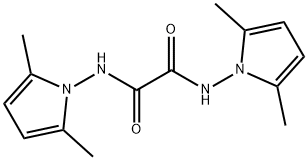 Ethanediamide, N1,N2-bis(2,5-dimethyl-1H-pyrrol-1-yl)- Structure