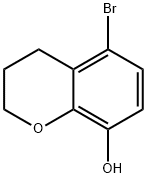 2H-1-Benzopyran-8-ol, 5-bromo-3,4-dihydro-|2H-1-苯并吡喃-8-醇,5-溴-3,4-二氢