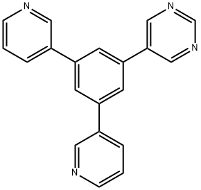 Pyrimidine, 5-(3,5-di-3-pyridinylphenyl)- Structure