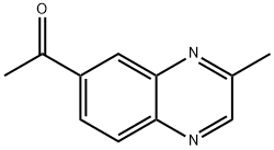 Ethanone, 1-(3-methyl-6-quinoxalinyl)- Struktur