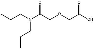 Acetic acid, 2-[2-(dipropylamino)-2-oxoethoxy]- Structure