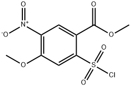 2-(氯磺酰基)-4-甲氧基-5-硝基苯甲酸甲酯,2903923-07-7,结构式