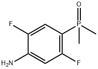 Benzenamine, 4-(dimethylphosphinyl)-2,5-difluoro- Structure