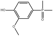 Phenol, 4-(dimethylphosphinyl)-2-methoxy- Structure