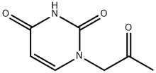 2,4(1H,3H)-Pyrimidinedione, 1-(2-oxopropyl)- 化学構造式