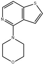 Thieno[3,2-c]pyridine, 4-(4-morpholinyl)- 结构式