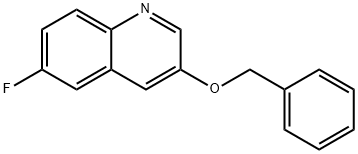 3-(benzyloxy)-6-fluoroquinoline Structure