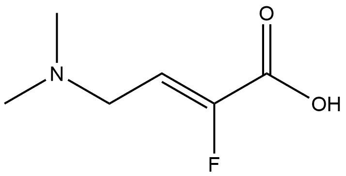 (Z)-4-(Dimethylamino)-2-fluorobut-2-enoic acid Structure